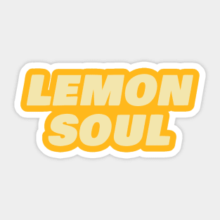 Lemon Soul Sticker